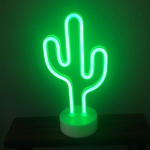 Neon Cactus Lamp
